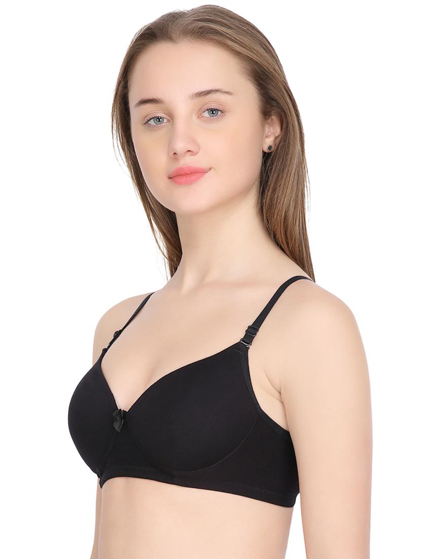 bow patch t-shirt bra - 16848577 - Standard Image - 1
