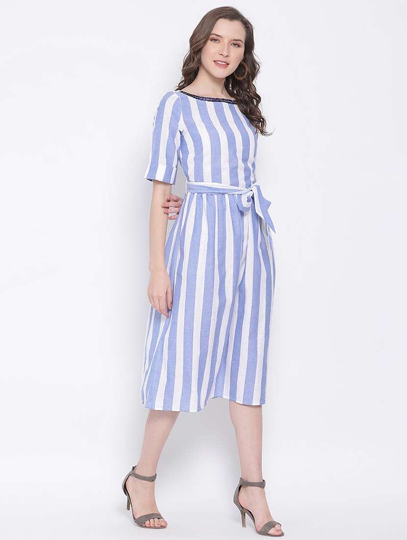 women's striped dress - 16853143 - Standard Image - 1