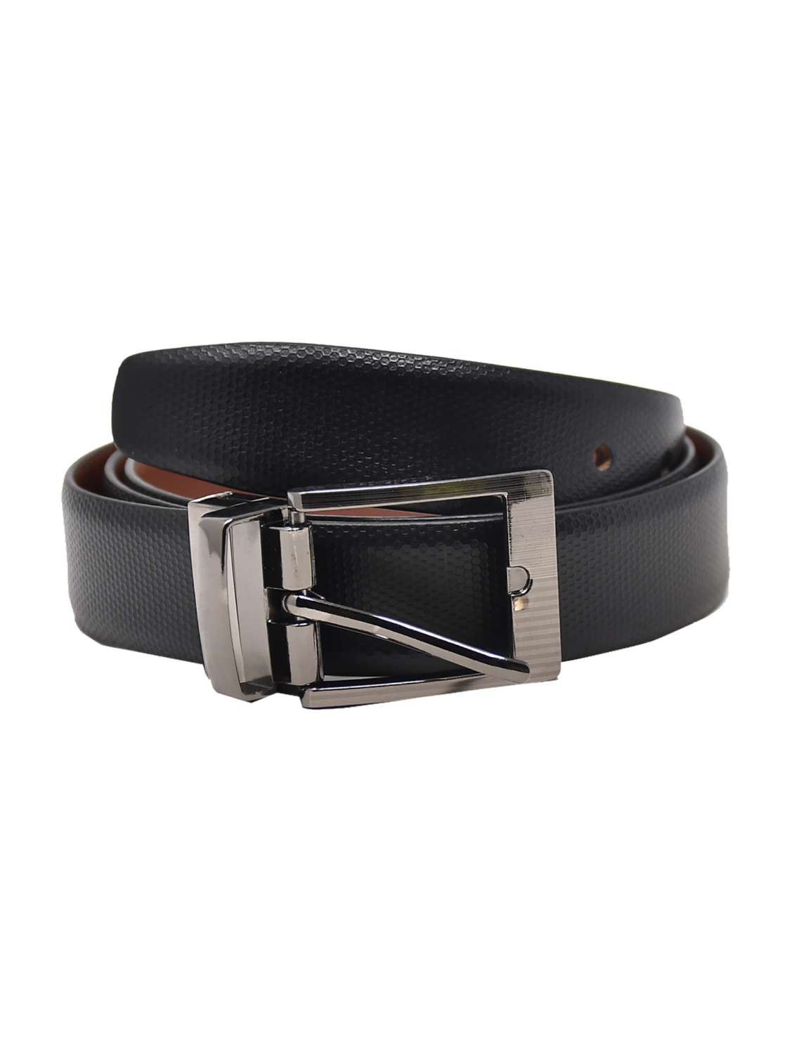 blackbrown leather belt