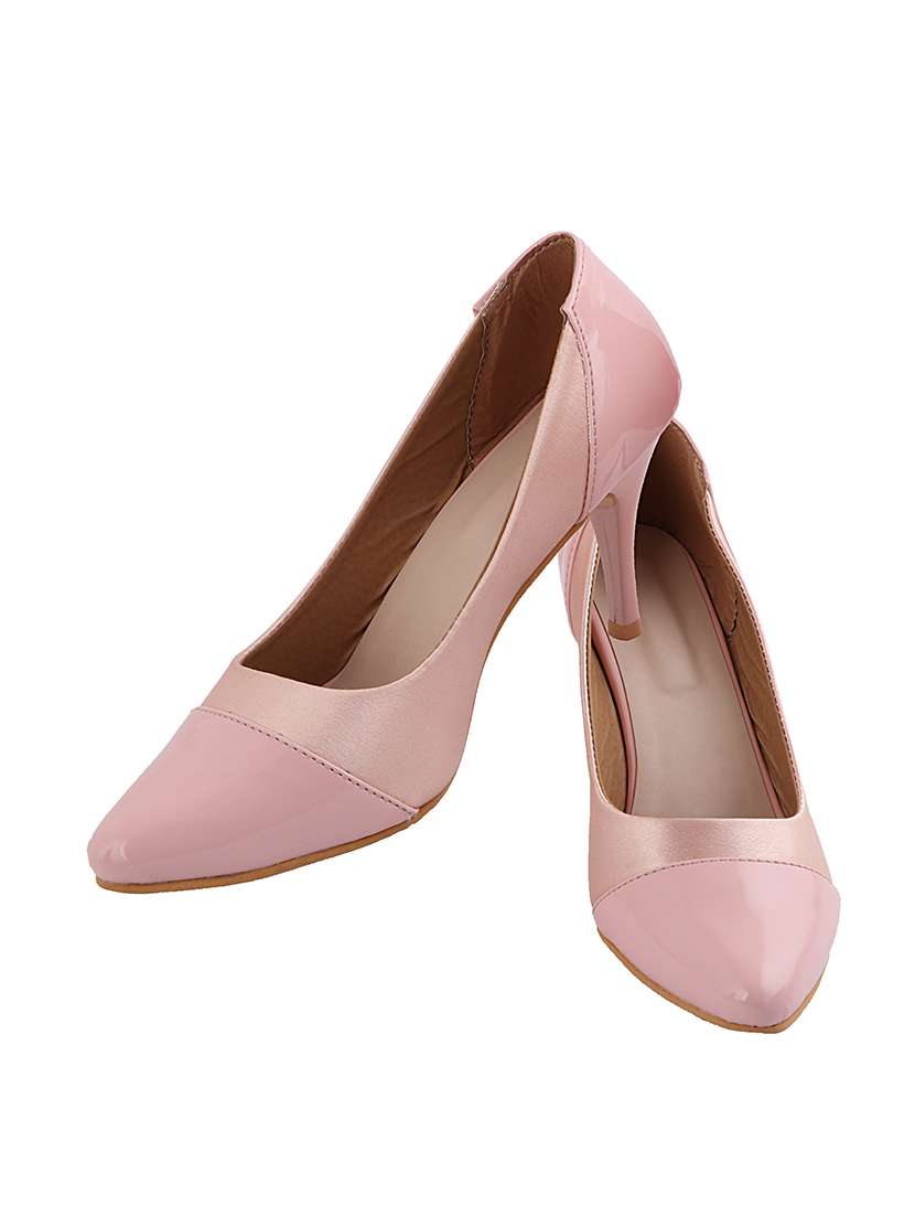 pink slip on pumps - 16857972 -  Standard Image - 1