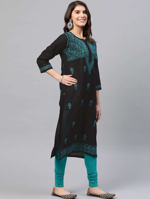 women's straight kurta - 16858752 - Standard Image - 1