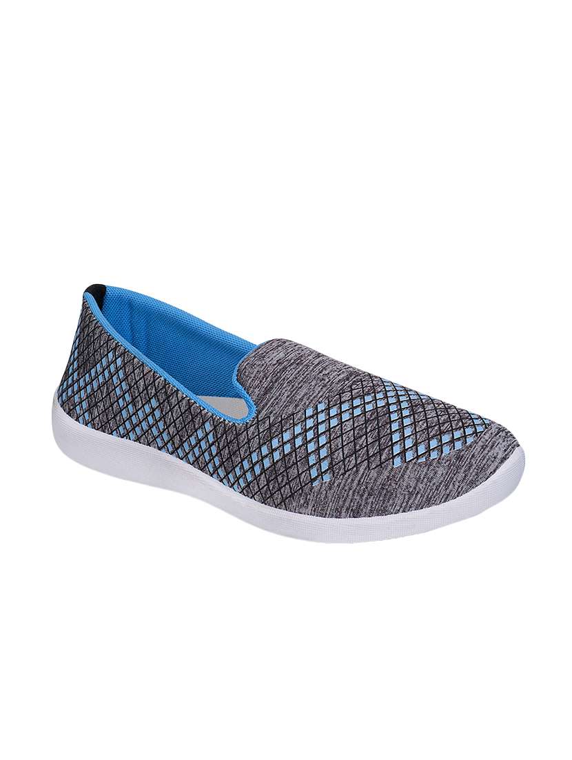 grey slip on casual shoes