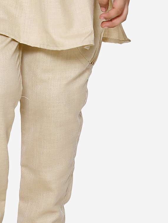 yellow cotton kurta sets - 16863759 - Standard Image - 4