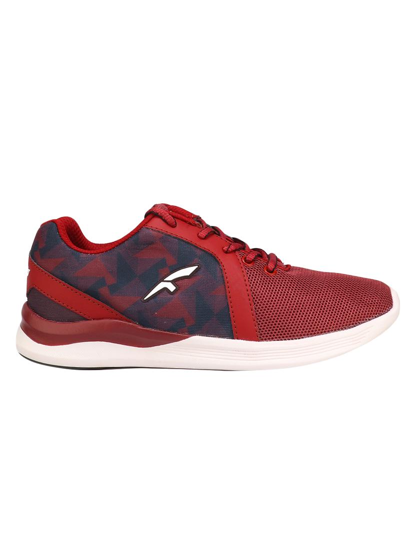 red lace-up sports shoes - 16864342 -  Standard Image - 1