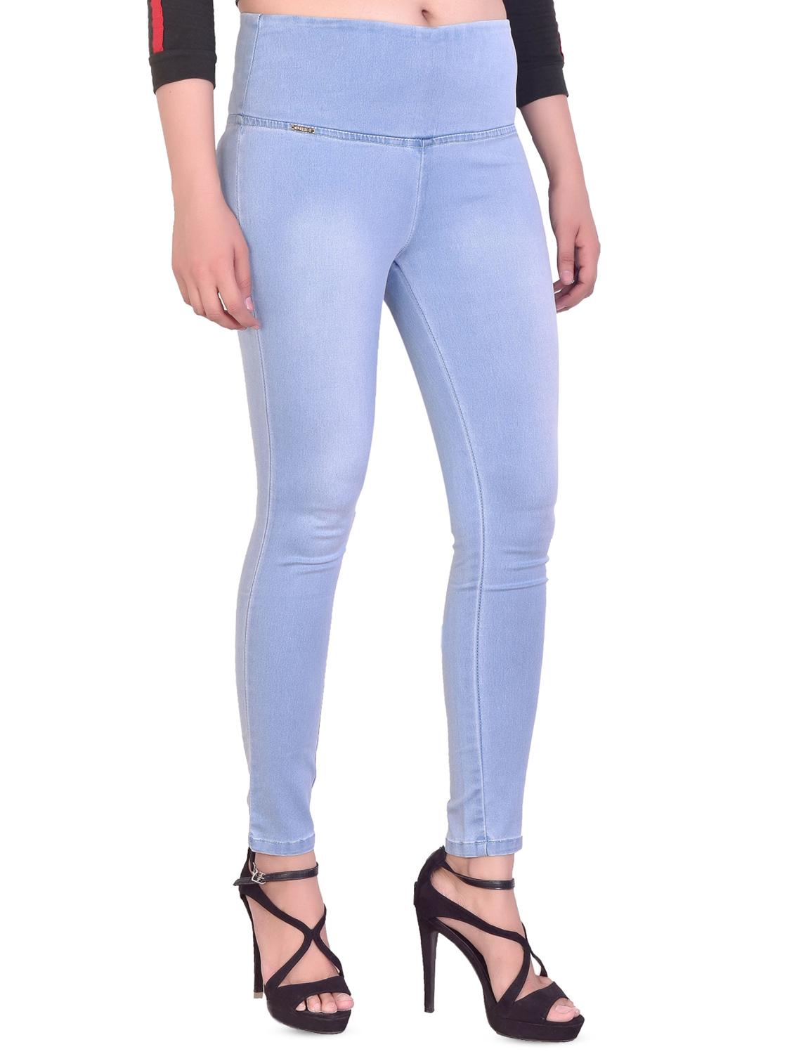 high rise denim jegging - 16864353 -  Standard Image - 1