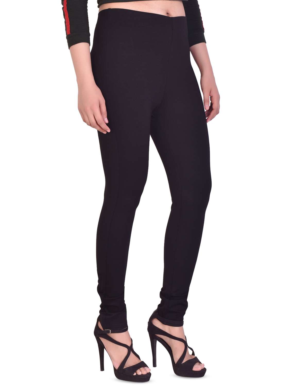 high rise solid jeggings  - 16864376 -  Standard Image - 1