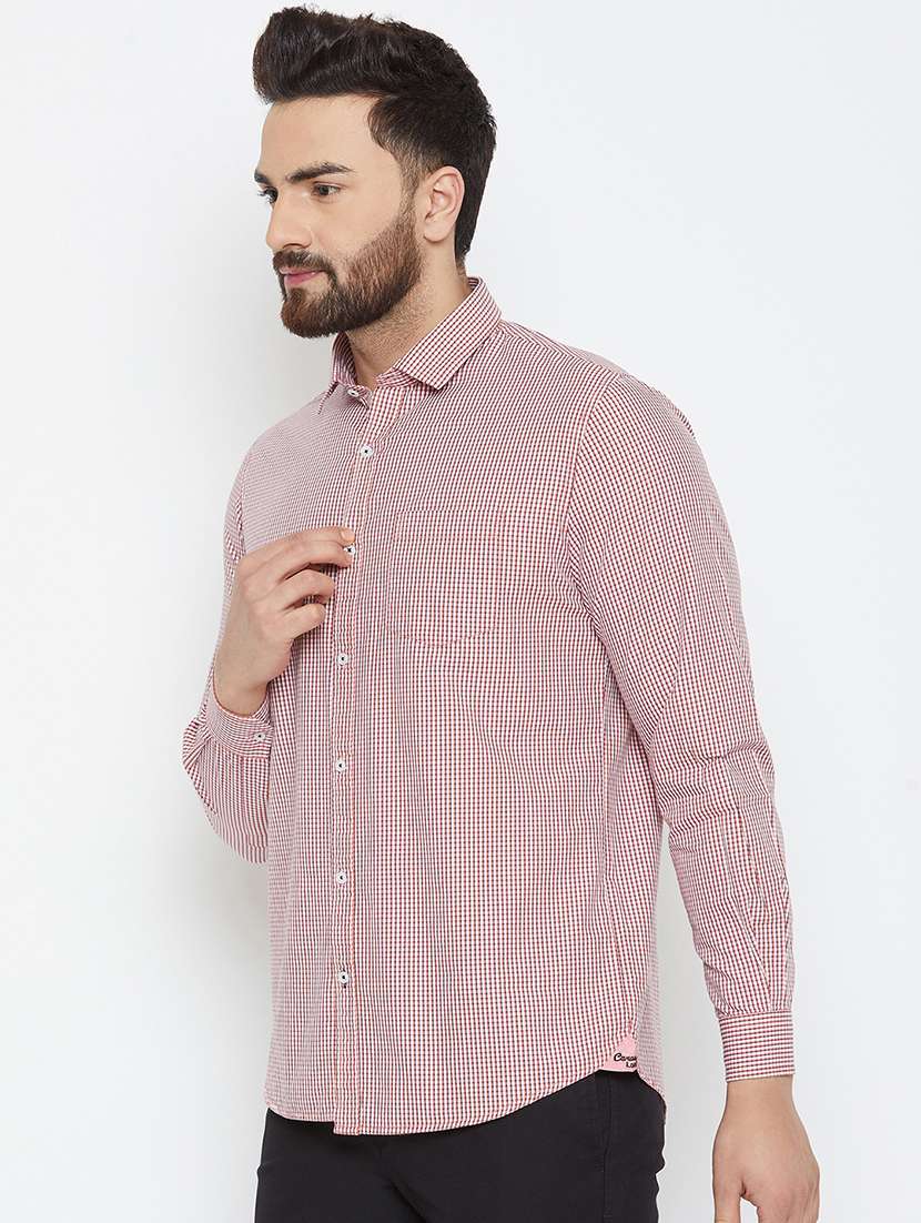 red checkered casual shirt - 16865305 -  Standard Image - 1