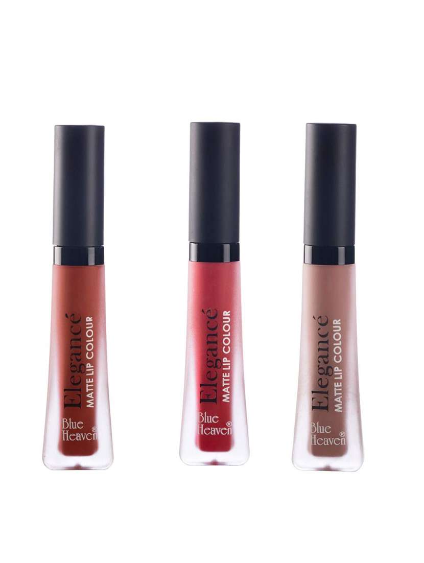 blue heaven elegance waterproof matte lip color (shades-2,9,11)