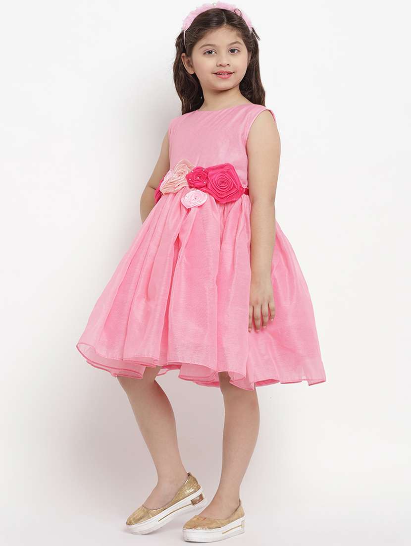 pink cotton frock - 16866422 -  Standard Image - 1