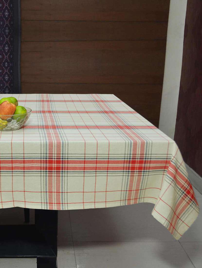 woven plaid check table cover - 16866563 - Standard Image - 1