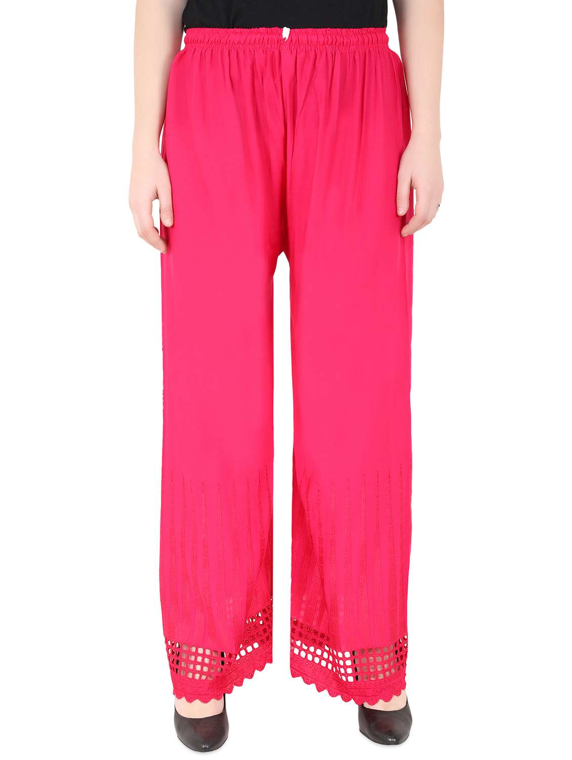 solid cullottes palazzo