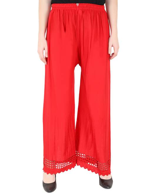 solid flared palazzo - 16866675 -  Standard Image - 0