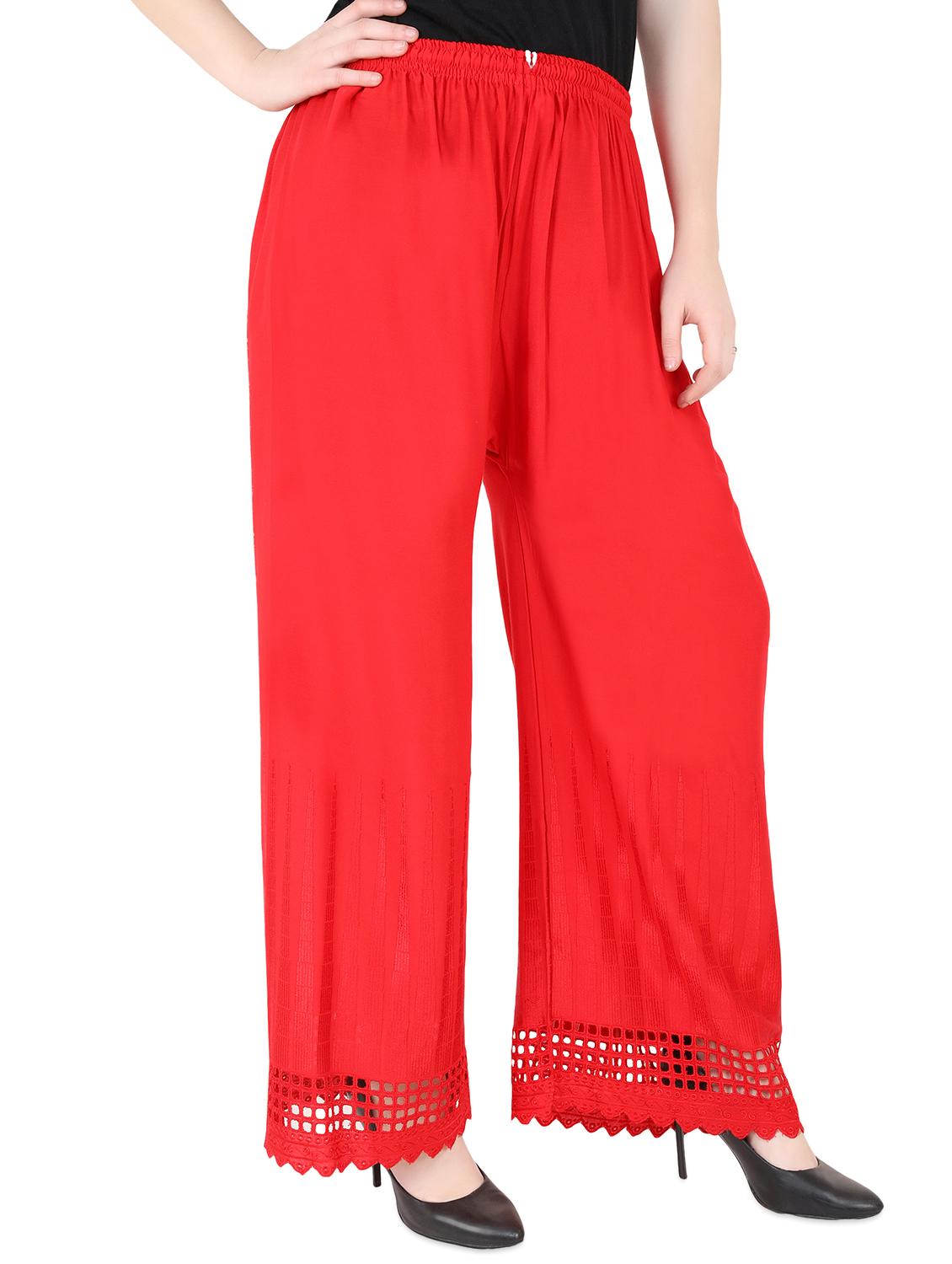 solid flared palazzo - 16866675 - Standard Image - 1