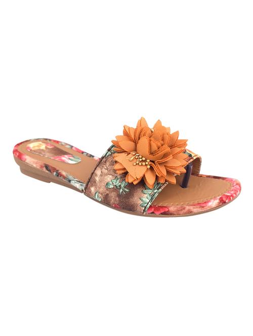 brown toe separator sandals - 16867265 -  Standard Image - 0