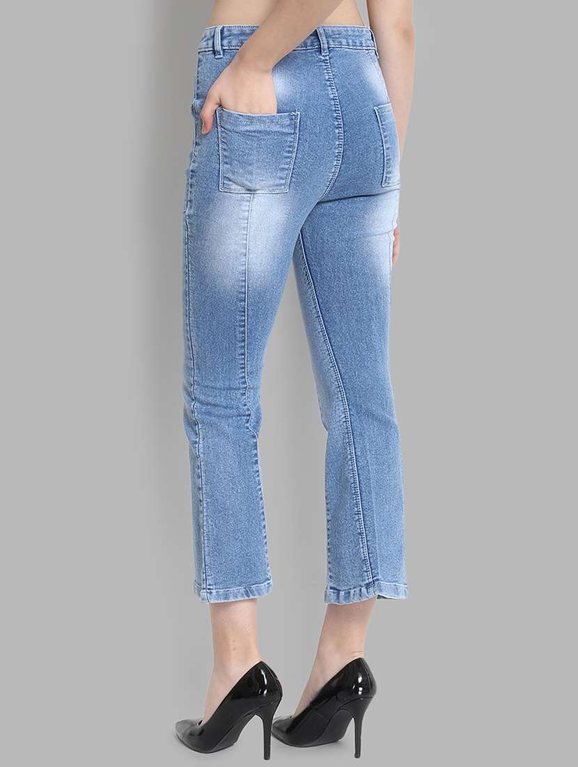 high rise stone washed jeans  - 16868007 -  Standard Image - 1