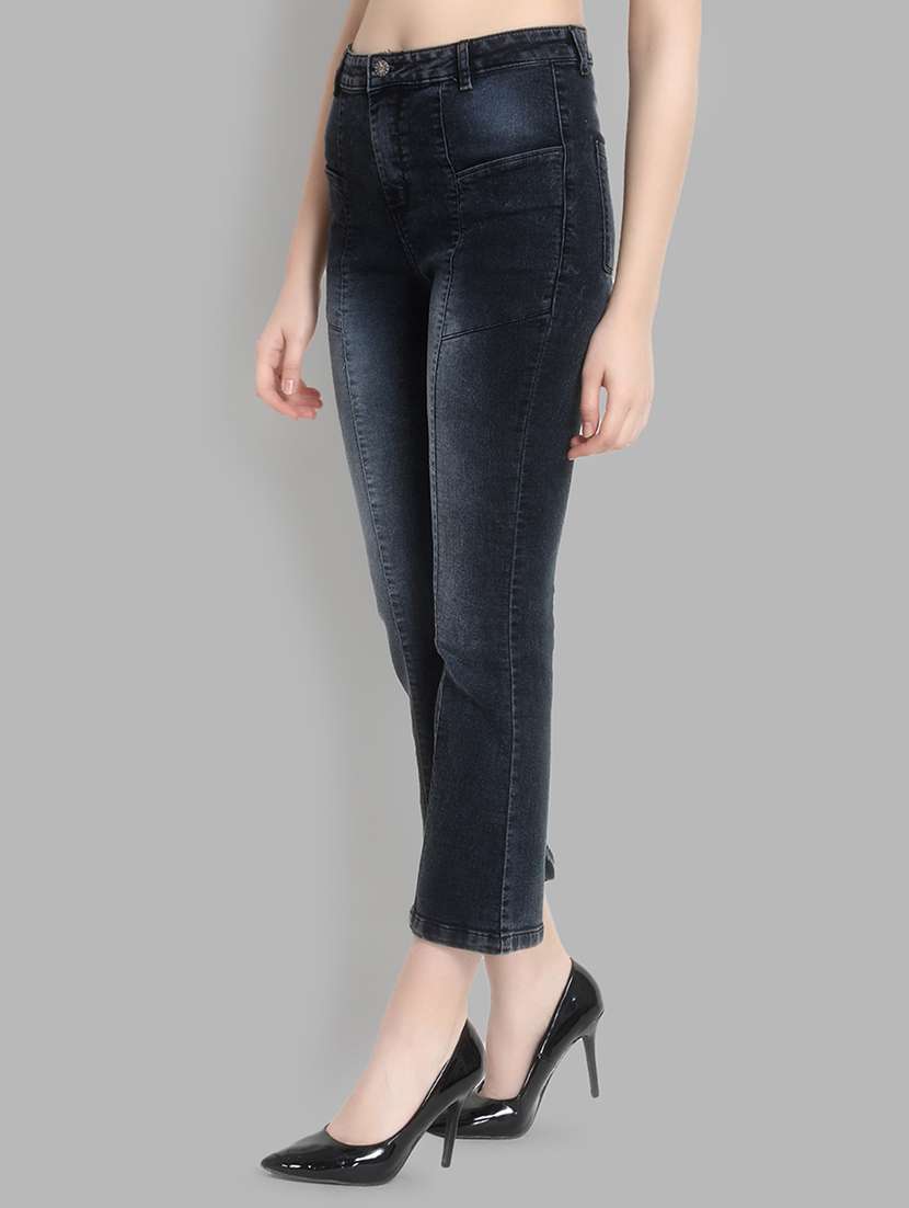 high rise stone washed jeans  - 16868010 -  Standard Image - 1