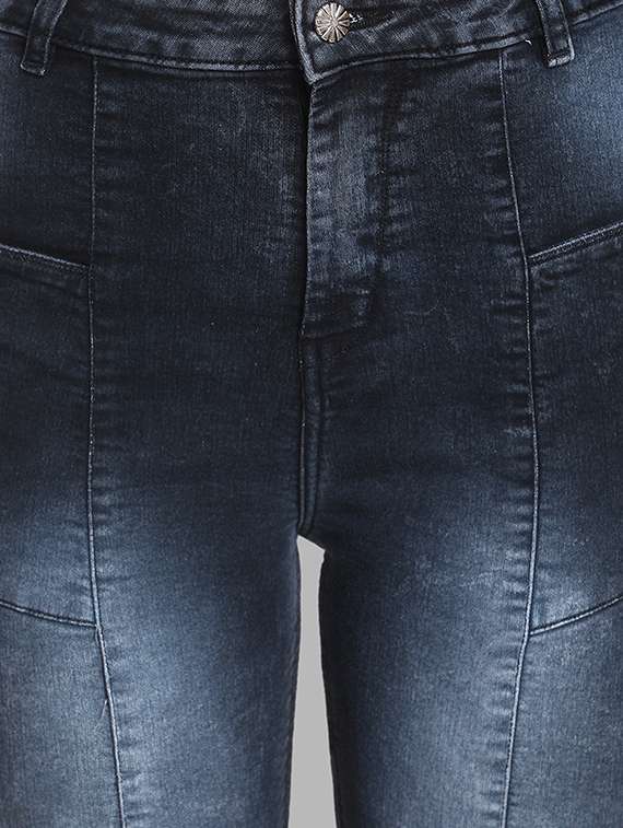 high rise stone washed jeans  - 16868010 -  Standard Image - 4