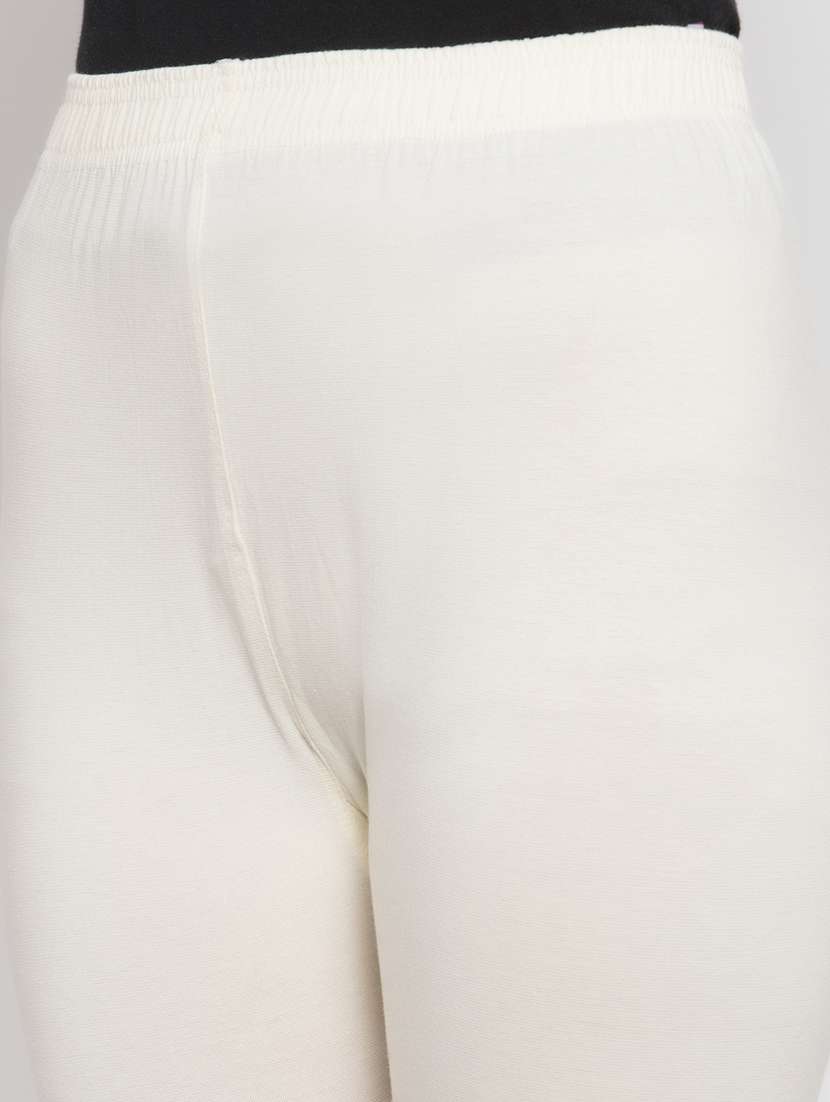 white solid churidar - 16869411 -  Standard Image - 4