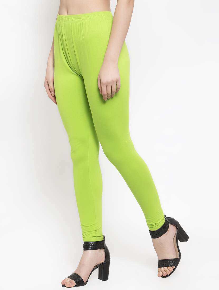 green solid churidar - 16869412 -  Standard Image - 1