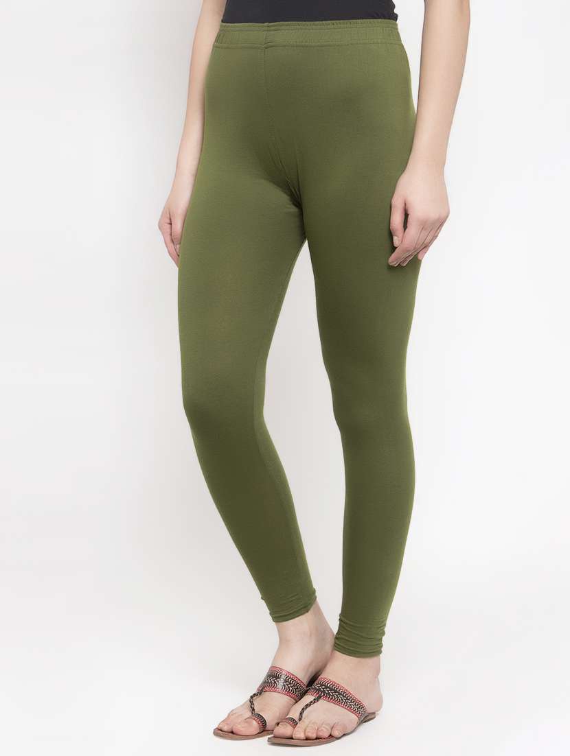 women solid cotton legging - 16869420 -  Standard Image - 1