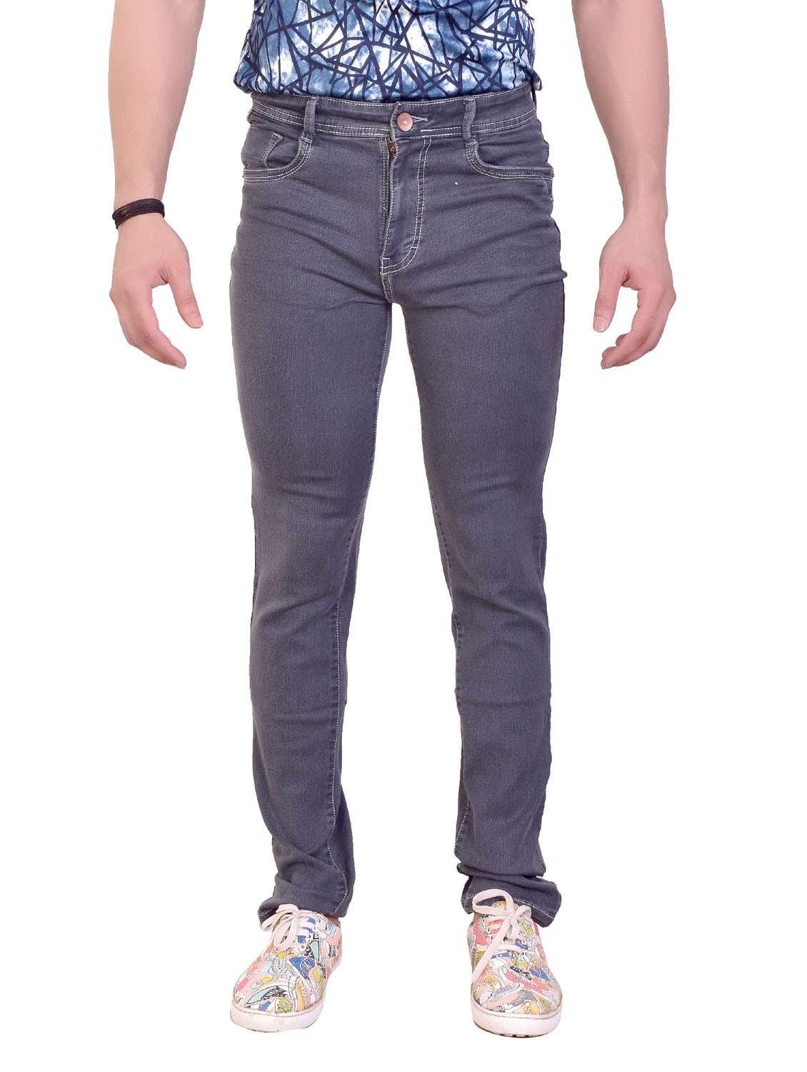 mens slim fit plain jeans