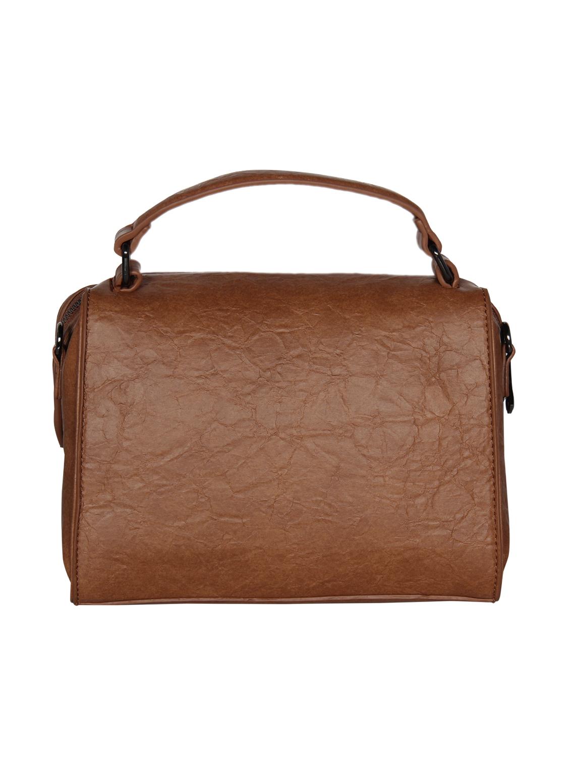 tan leatherette (pu) sling bag - 16872763 - Standard Image - 1