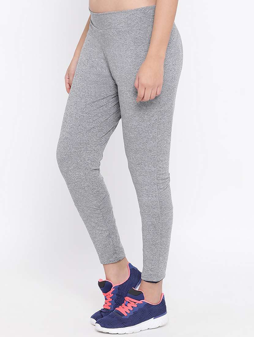 mid rise melange track pant  - 16872928 -  Standard Image - 1