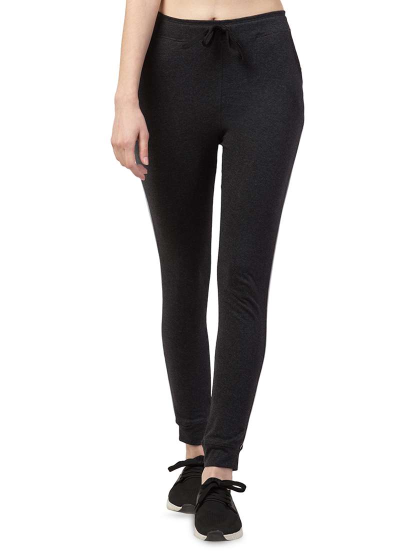 high rise contrast detail track pant 
