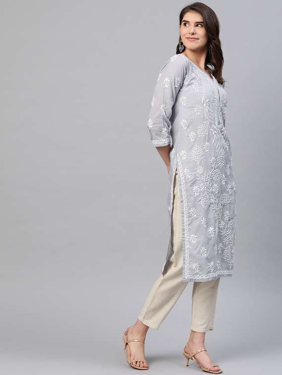 women's straight kurta - 16873301 -  Standard Image - 1