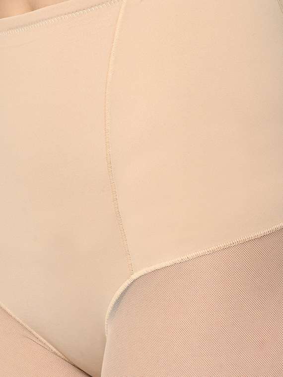 beige poly spandex shaper thighs shapewear - 16873701 - Standard Image - 4