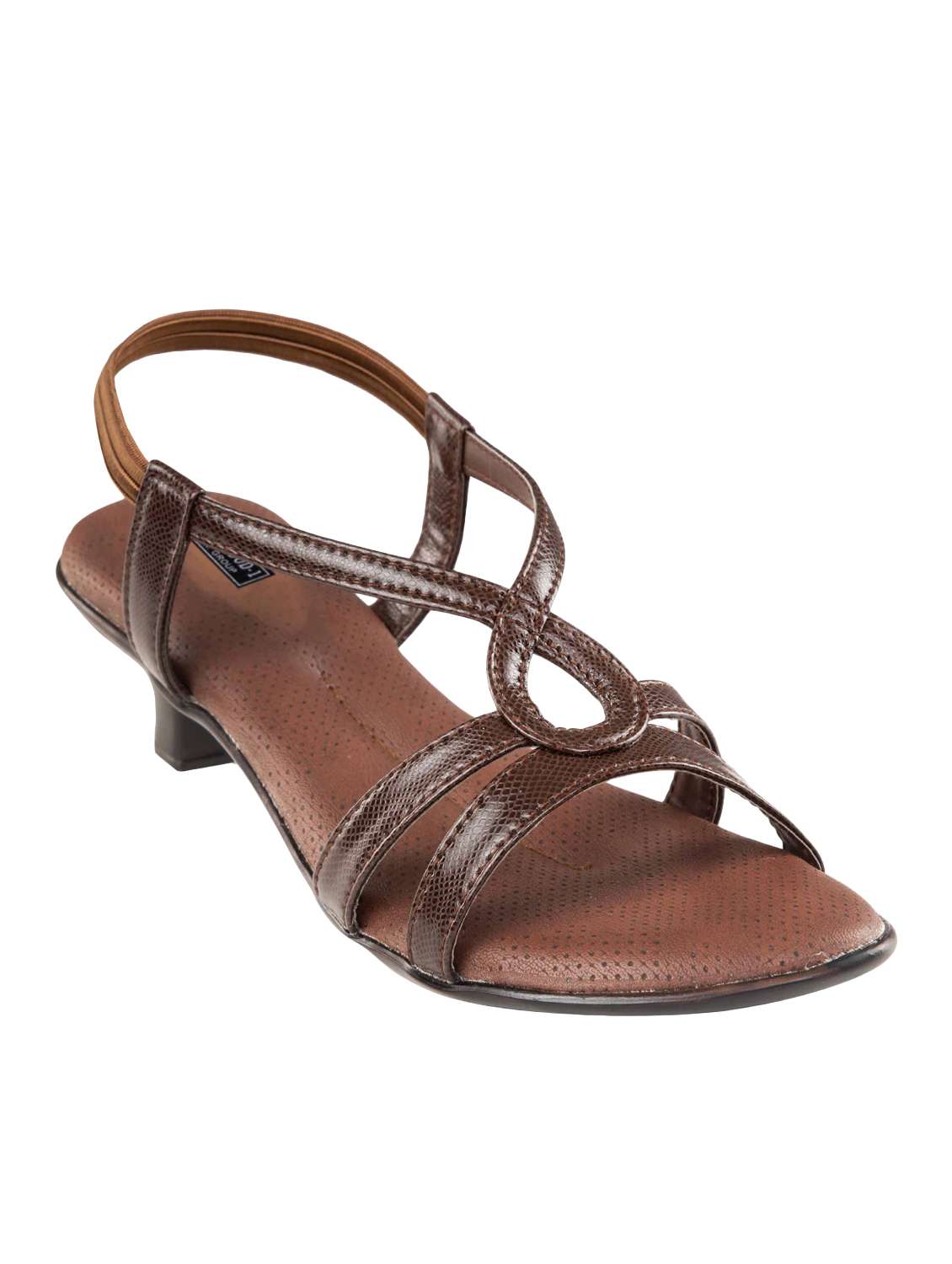 brown back strap sandals