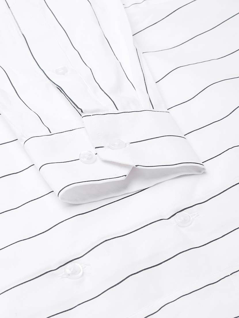 white striped formal shirt - 16874529 -  Standard Image - 4