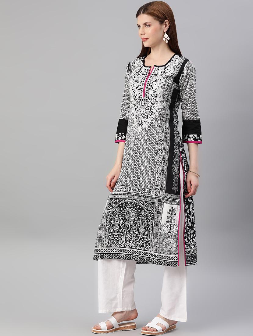 women's straight kurta - 16876598 -  Standard Image - 1