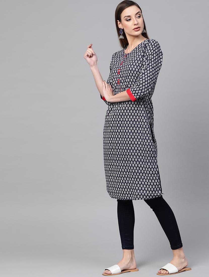 women's straight kurta - 16876609 -  Standard Image - 1