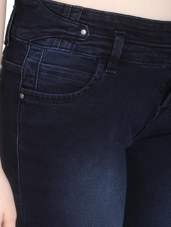 high rise stone washed jeans - 16878839 - Standard Image - 4