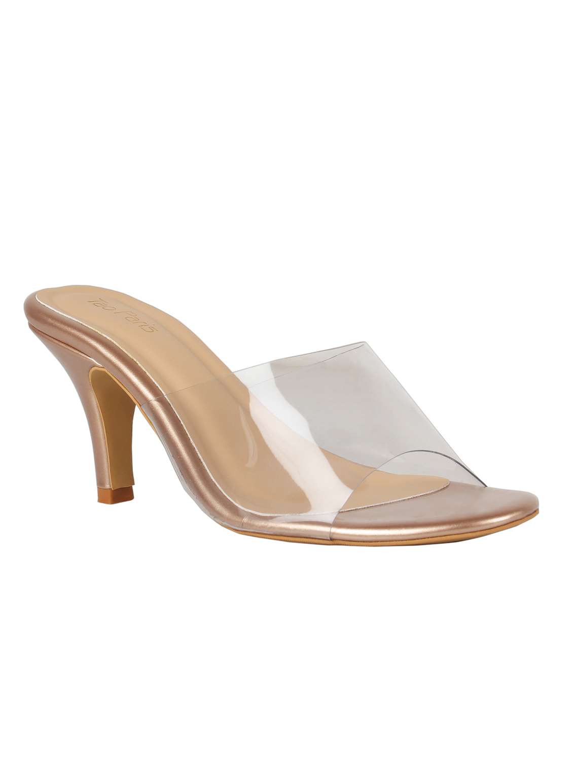 gold slip on sandals