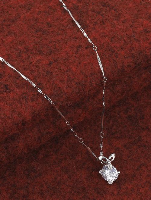 silver metal pendant - 16882149 -  Standard Image - 0