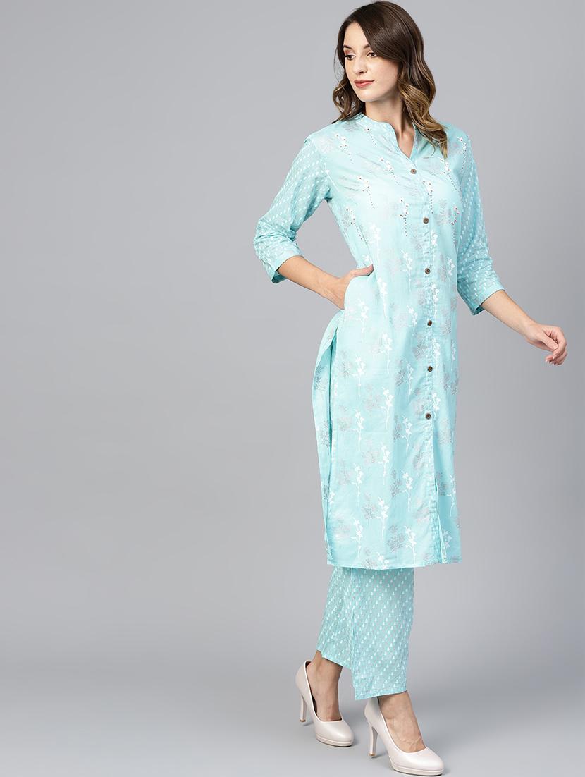 pastel kurta palazzo set - 16883396 - Standard Image - 1
