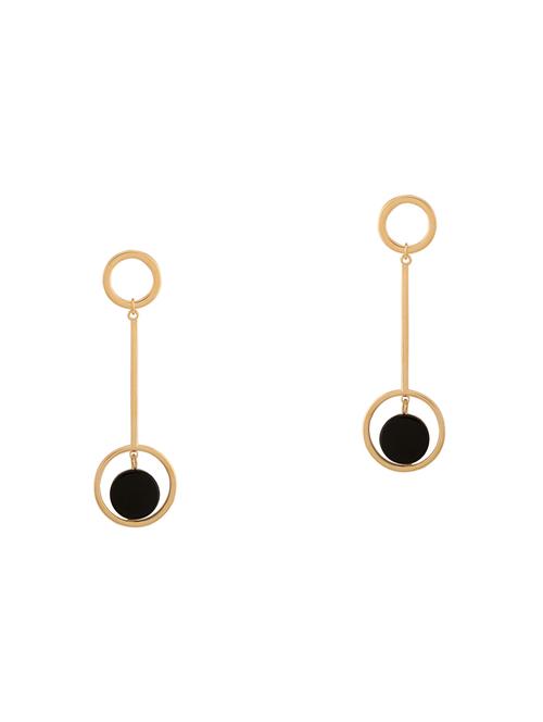 black metal drop earring - 16884142 - Standard Image - 0