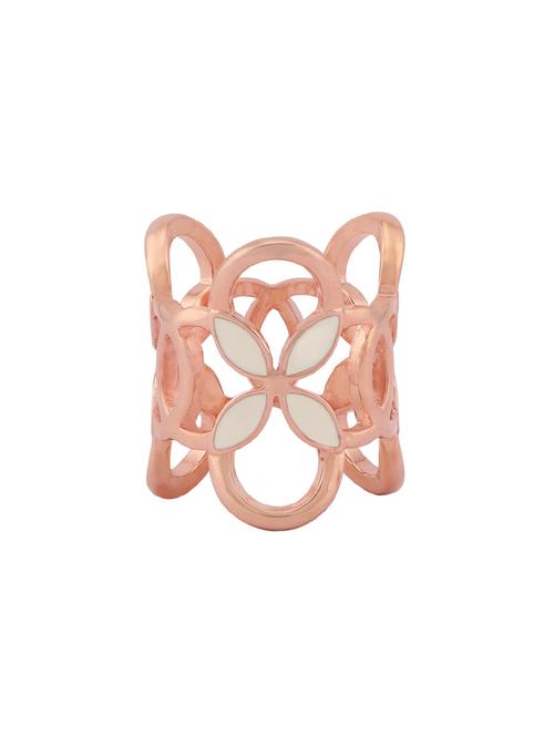 white metal finger  ring - 16884157 -  Standard Image - 0