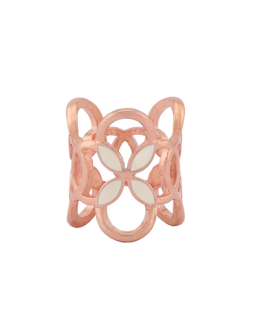white metal finger  ring - 16884157 -  Zoom Image - 0