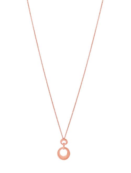 pink rose gold  chain pendant - 16884194 -  Standard Image - 0