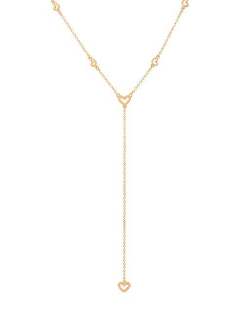 yellow metal chain necklace - 16884206 - Standard Image - 0