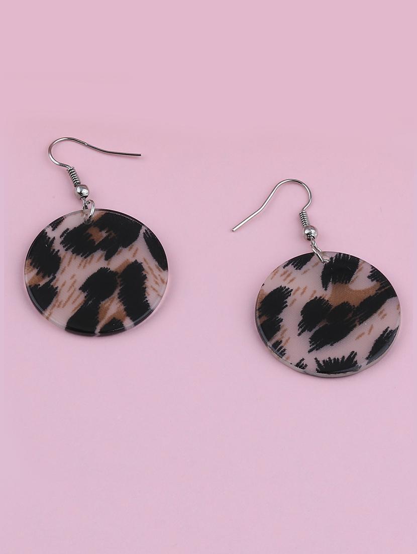 multi colored metal drop earring - 16888645 -  Zoom Image - 0