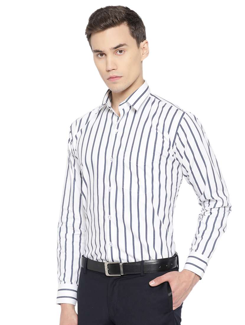 white striped formal shirt - 16890010 -  Standard Image - 1
