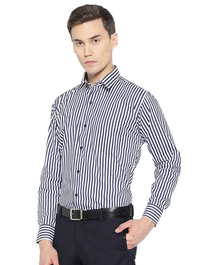 blue striped formal shirt - 16890011 -  Standard Image - 1