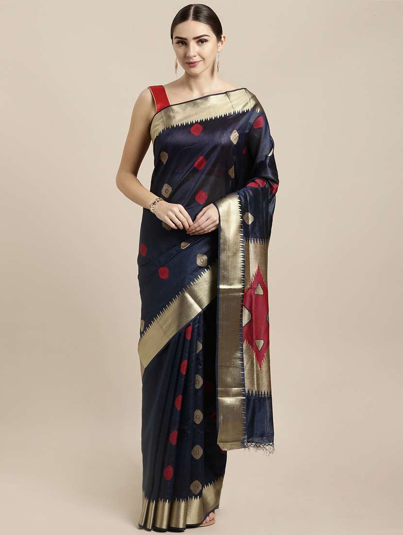raw silk  banarasi saree with blouse