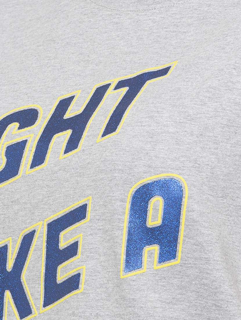 women's front print round neck t-shirt - 16891412 -  Standard Image - 4