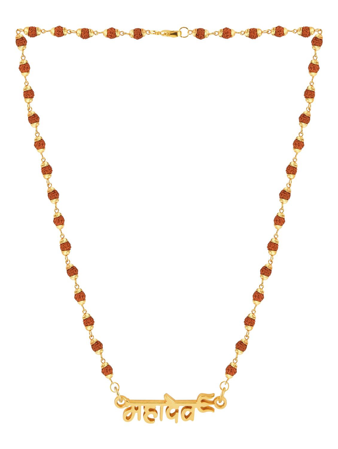 red gold tone pendant - 16893931 - Standard Image - 1