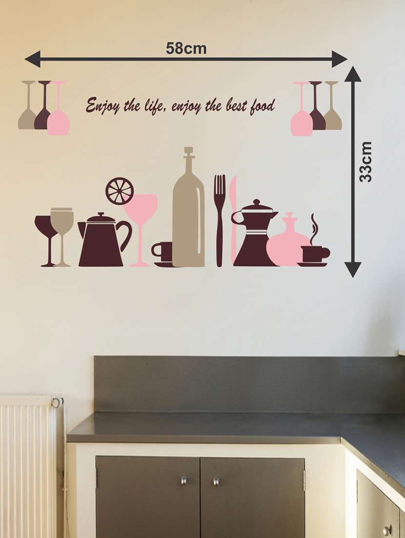 enjoy the life enjoy kitchen wall sticker - 16894350 - Standard Image - 1